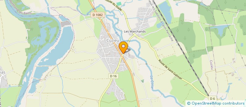 localisation de l'entreprise S.C.I. DU CLOS  CUZIEU