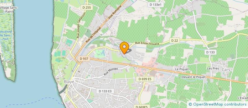 localisation de l'entreprise S.C.I. DU CLOS DE LA CHAPELLE  SAINT-MARTIN-LACAUSSADE