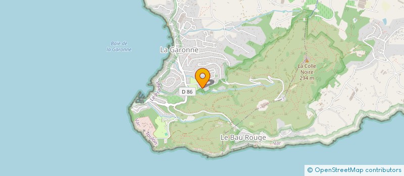 localisation de l'entreprise S.C.I DU CLOS SAINT LOUIS  LE PRADET