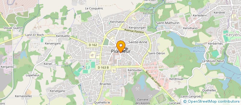 localisation de l'entreprise S.C.I DU COURS à PLOEMEUR