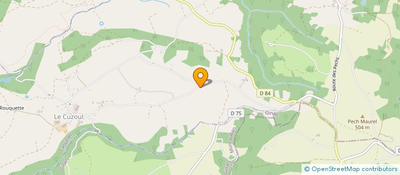 localisation de l'entreprise S.C.I. DU CUZOUL  CASTANET