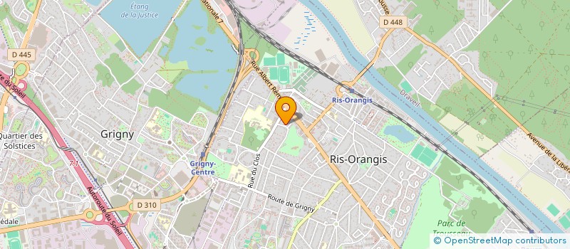 localisation de l'entreprise S.C.I. DU CYGNE à RIS ORANGIS