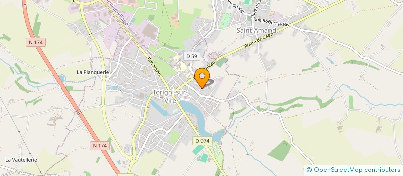 localisation de l'entreprise S.C.I. DU DOMAINE  TORIGNY-LES-VILLES