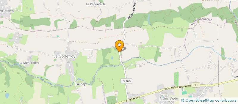 localisation de l'entreprise S.C.I. DU DOMAINE DU PLESSIS  LA GODEFROY