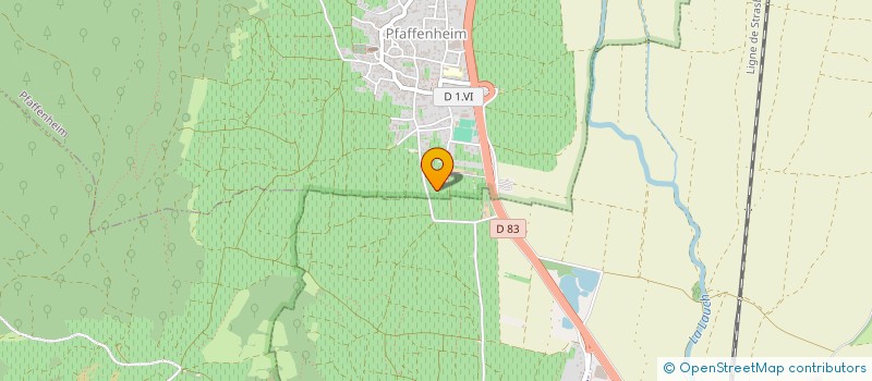 localisation de l'entreprise S.C.I. DU DROTFELD  PFAFFENHEIM