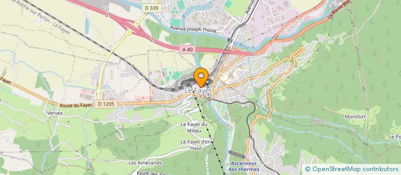 localisation de l'entreprise S.C.I DU FAYET  SAINT-GERVAIS-LES-BAINS