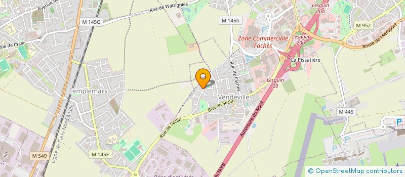 localisation de l'entreprise S.C.I. DU FUTUR  VENDEVILLE