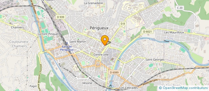 localisation de l'entreprise S.C.I. DU GENERAL à PERIGUEUX