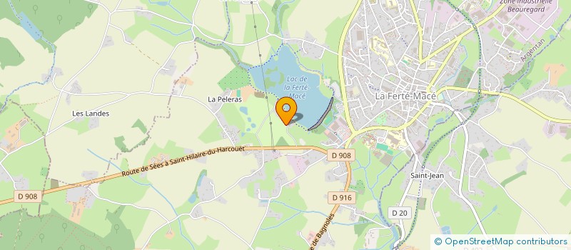 localisation de l'entreprise S C I DU LAC à LA FERTE MACE