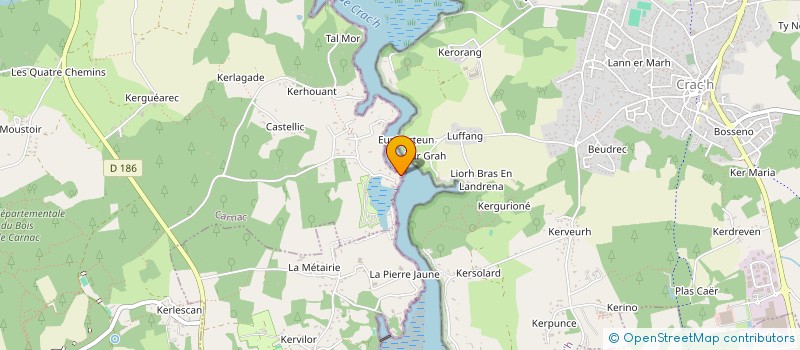 localisation de l'entreprise S.C.I. DU LAC  CARNAC