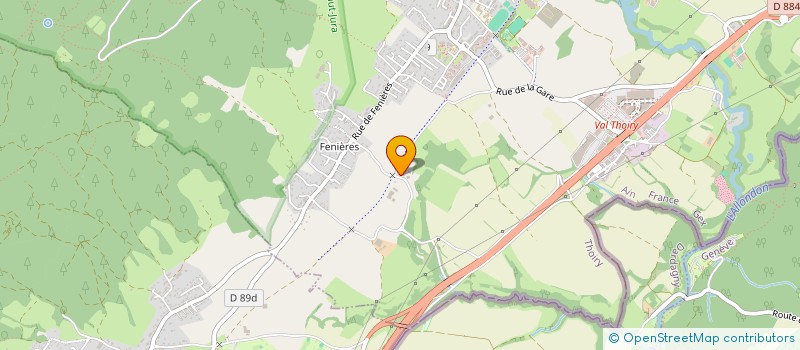 localisation de l'entreprise S.C.I. DU LAVOIR  THOIRY