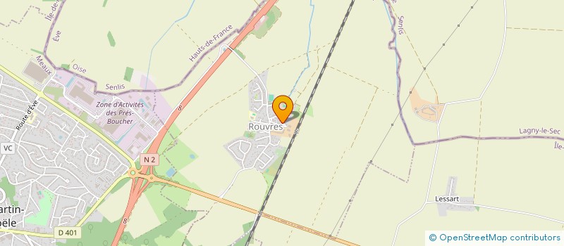 localisation de l'entreprise S.C.I. DU LONGCHAMP  ROUVRES