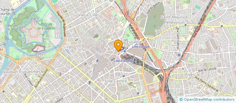 localisation de l'entreprise S.C.I. DU LYS à LILLE
