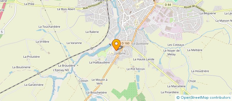 localisation de l'entreprise S.C.I. DU LYS  CHEMILLE-EN-ANJOU