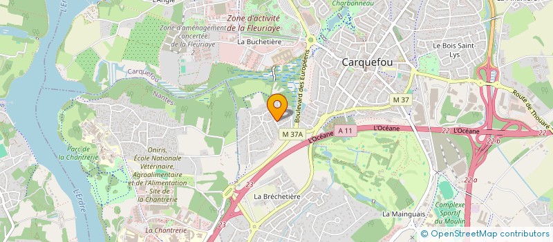 localisation de l'entreprise S.C.I. DU MARAIS  CARQUEFOU