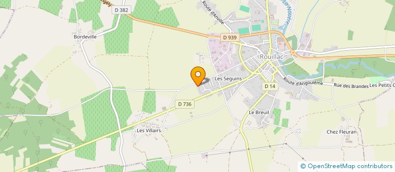 localisation de l'entreprise S.C.I. DU MOULIN DE LA PYRAMIDE  VAUX-ROUILLAC