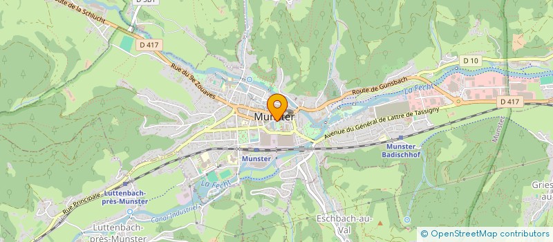 localisation de l'entreprise S.C.I. DU PALAIS  MUNSTER