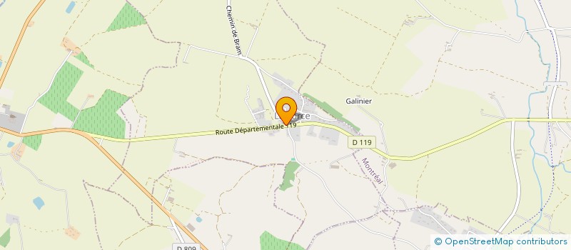 localisation de l'entreprise S.C.I. DU PAMPARAMIEL  LA CASSAIGNE