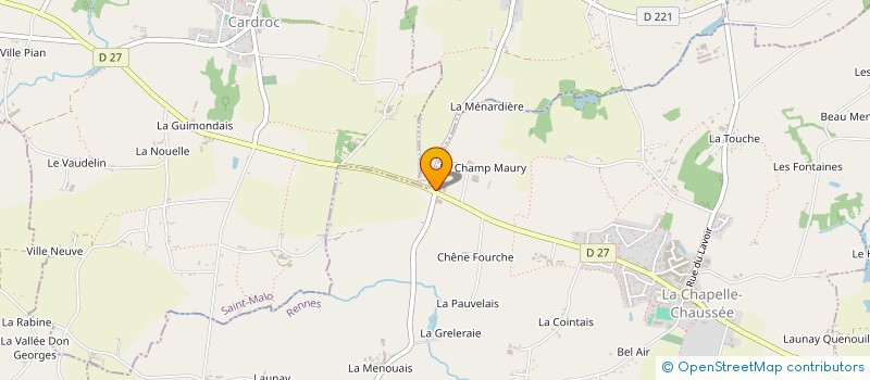 localisation de l'entreprise S.C.I. DU PIN  LES IFFS