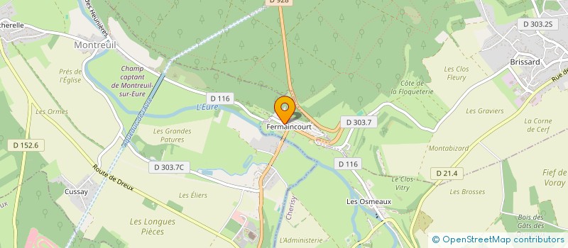 localisation de l'entreprise S.C.I. DU PRIEURE à CHERISY
