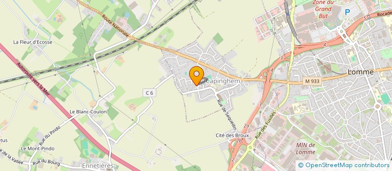 localisation de l'entreprise S.C.I. DU PUITS AU BOIS à LILLE