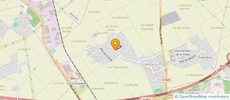 localisation de l'entreprise S.C.I. DU REMENIER  VILLEBAROU