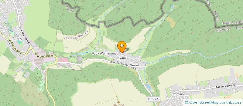 localisation de l'entreprise S.C.I. DU SAULNOIS  COSNES-ET-ROMAIN