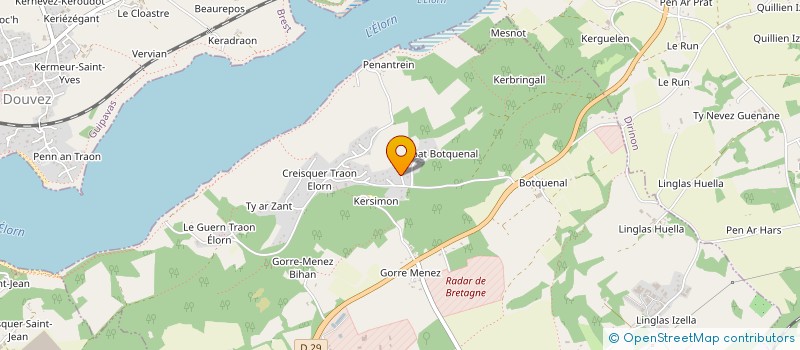 localisation de l'entreprise S.C.I. DU STER AR C'HOAT  LOPERHET