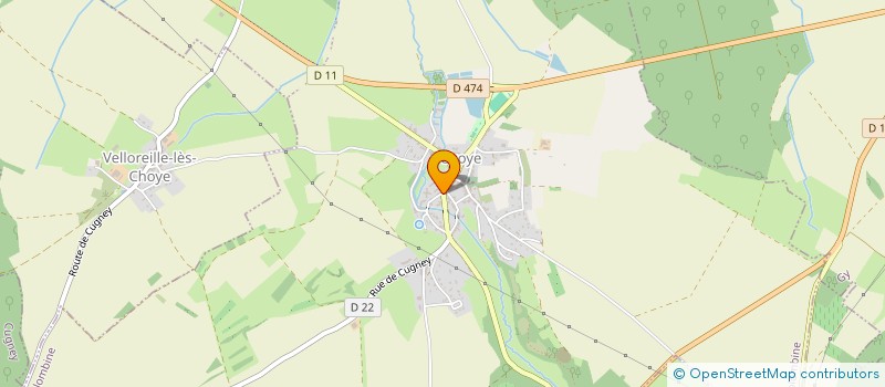 localisation de l'entreprise S.C.I. DU TACOT  CHOYE