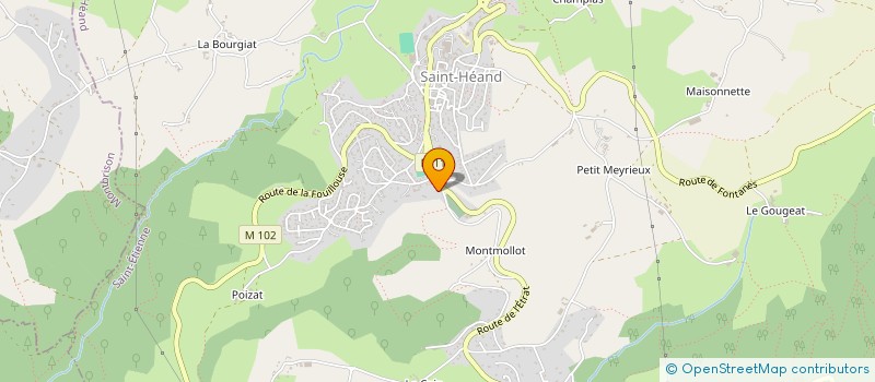 localisation de l'entreprise S.C.I. DU TREFLE  SAINT-HEAND