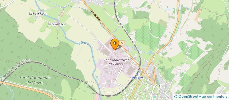 localisation de l'entreprise S.C.I. DU TRIANGLE D'OR  POLIGNY