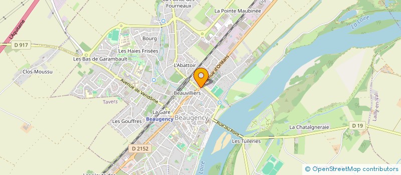 localisation de l'entreprise S.C.I DUMENY  BEAUGENCY
