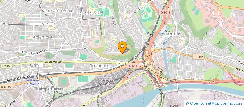 localisation de l'entreprise S.C.I  E.B.V.S à LE HAVRE