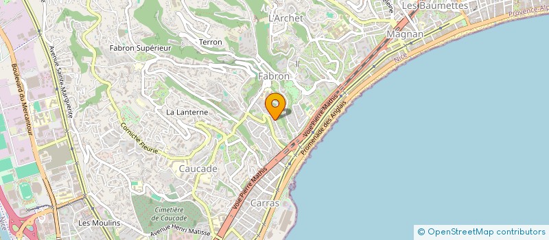 localisation de l'entreprise S.C.I. E FIORE à NICE
