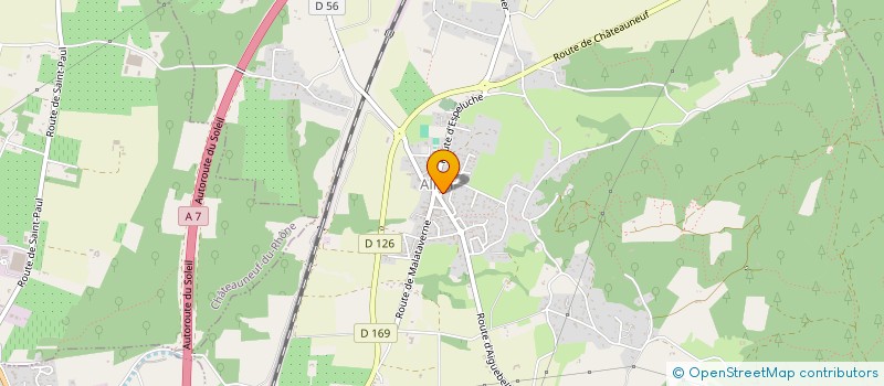localisation de l'entreprise S.C.I. E.M.I 45 à ALLAN