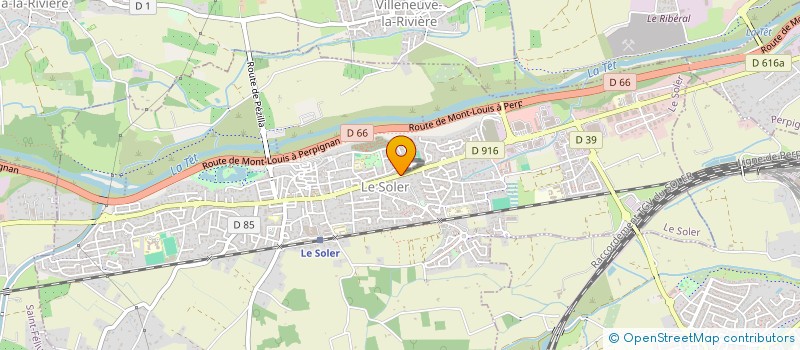 localisation de l'entreprise S.C.I E.S.P.E  LE SOLER