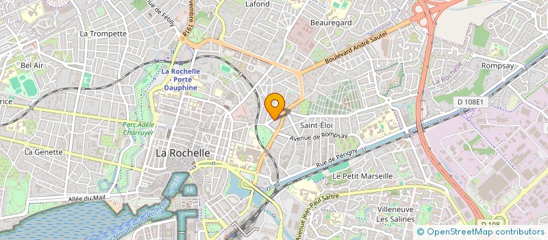 localisation de l'entreprise S.C.I. E2J  LA ROCHELLE