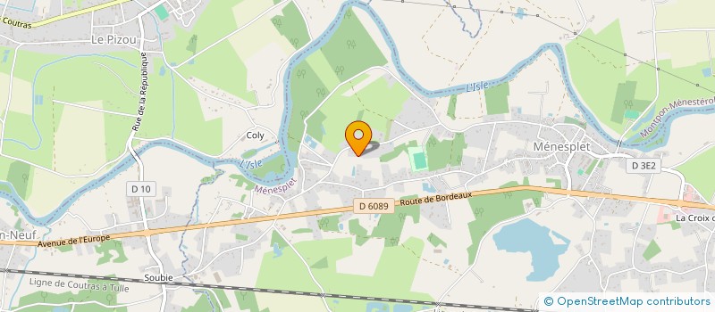 localisation de l'entreprise S.C.I.EBAC  LE PIZOU