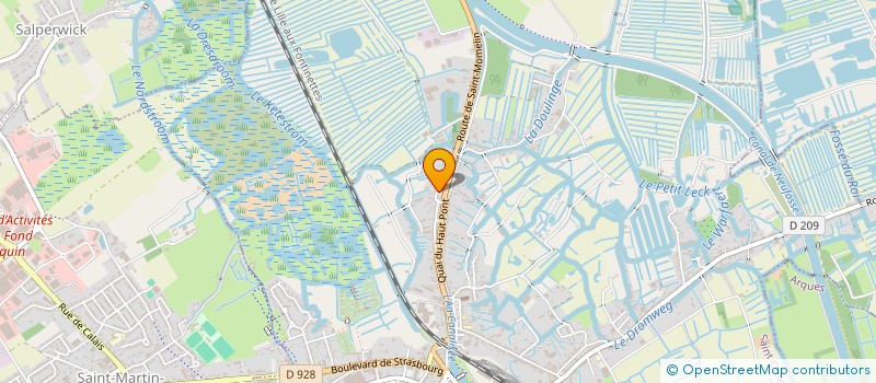 localisation de l'entreprise S.C.I. ECHO  SAINT-OMER