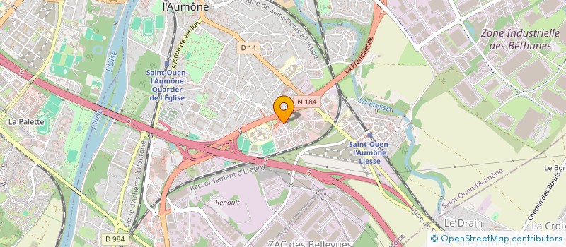 localisation de l'entreprise S.C.I. EDAL  SAINT-OUEN-L'AUMONE