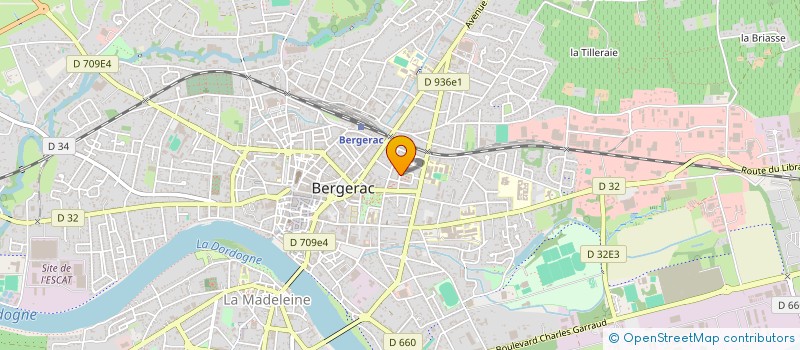 localisation de l'entreprise S.C.I EDC. à BERGERAC