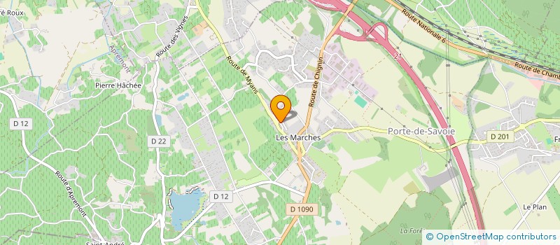 localisation de l'entreprise S.C.I. EDELWEISS  PORTE-DE-SAVOIE