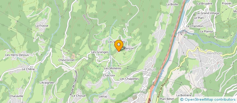 localisation de l'entreprise S C I EDEN  PALLUD