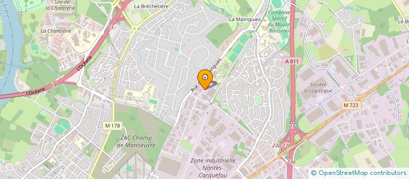 localisation de l'entreprise S.C.I. EGGIPE  CARQUEFOU