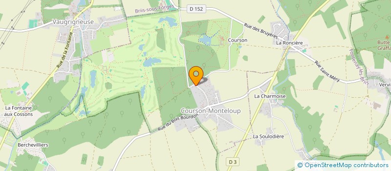 localisation de l'entreprise S.C.I. ELECIA  COURSON-MONTELOUP