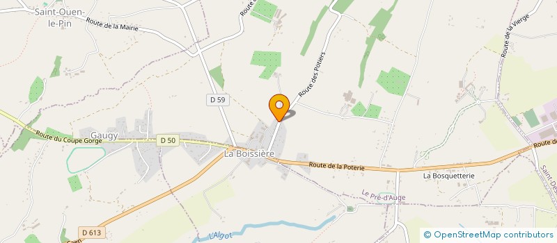 localisation de l'entreprise S.C.I. ELGAUTHIS à LE PRE-D'AUGE