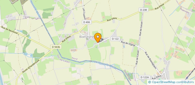 localisation de l'entreprise S.C.I. ELI IMMOBILIER  HAZEBROUCK