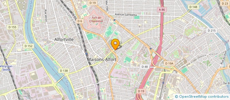 localisation de l'entreprise S.C.I. ELIG SER  MAISONS-ALFORT