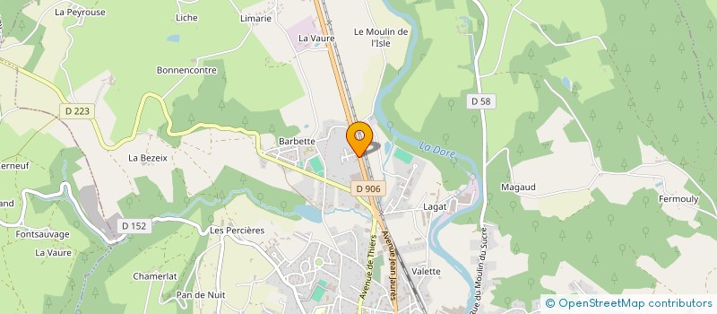 localisation de l'entreprise S.C.I. ELITE à COURPIERE