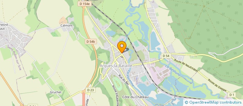 localisation de l'entreprise S.C.I ELONI  ARQUES-LA-BATAILLE